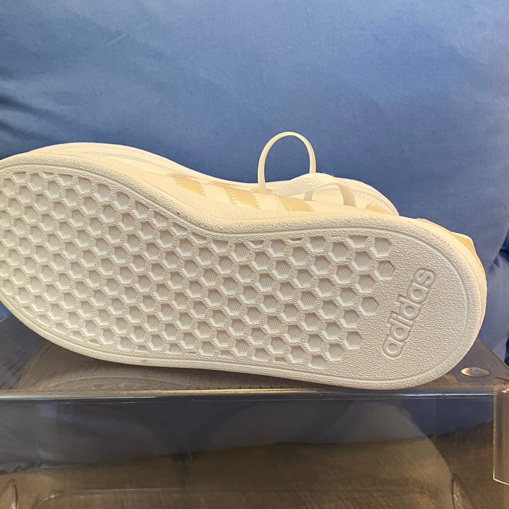 Adidas Kids White Sneakers Grand Court 2.0 - Picture 3 of 4